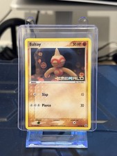 Pokemon TCG EX Emerald Baltoy Stamped Reverse Holo Card 43/106