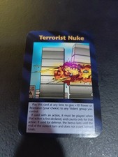 ILLUMINATI INWO Card Game "TERRORIST NUKE" New World Order UNLIMITED 1995 9-11