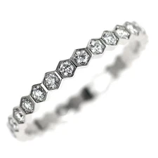 Chaumet K18WG Diamond Ring Be de Chaumet/Be My Love No. 54 - Auth free shipping 