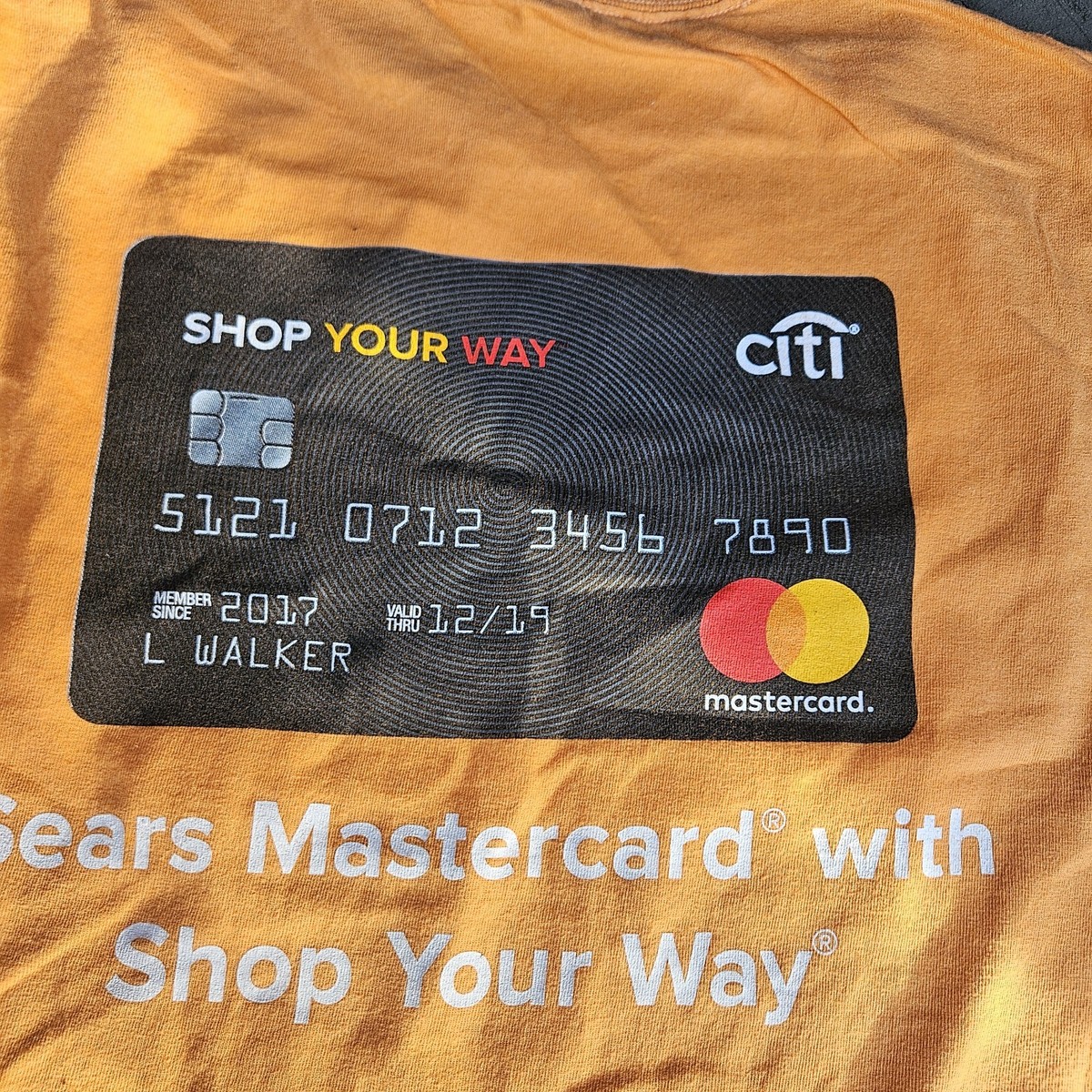 Fashion Obscura Citi Card Tee Shirt Size L View 6