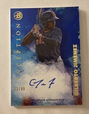 2021 Bowman Inception Gilberto Jimenez On-card Auto 23/99 Boston Red Sox #PA-GJ