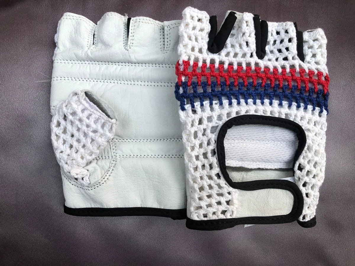 New Leather Cycling Gloves Crochet Men or Women Sports Fitness