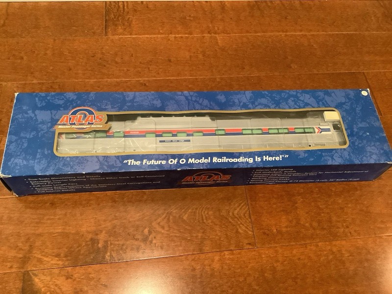 O SCALE Atlas 2 Rail Passenger Car Amtrak Dome Chair  "Silver Lodge"