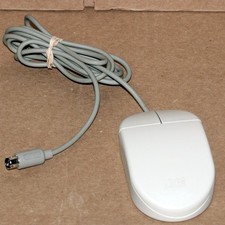 Vintage IBM 13H6690 PS/2 Mechanical 2 Button Wired Trackball Mouse Cleaned