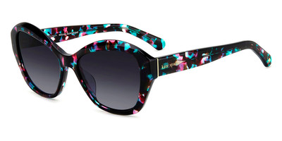 Kate Spade AGLAIA/S Sunglasses Women Green Pink Havana 54mm  display picture 3