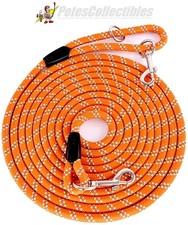 Long Dog Leash for Training 50FT Reflective Tie Out,