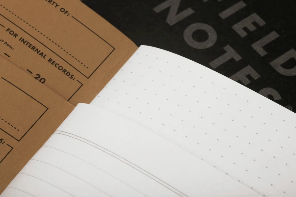 Notas de campo - Libro de notas Pitch Black - Paquete de 3 Foto 2 de 4