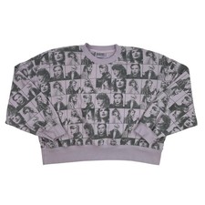 Taylor Swift ERAS Tour Concert Cropped Lavender Pullover Large Sweatshirt Merch