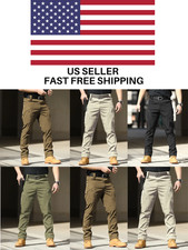 Cargo Pants Stretch Flex Casual Waterproof Ripstop Outdoor Trouser