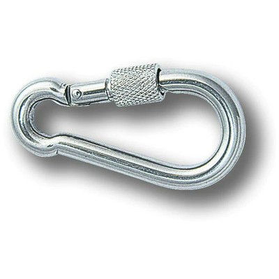 Talamex 80 mm Karabinerhaken mit Sicherungsring