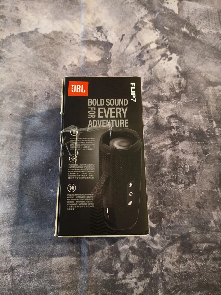 JBL Flip 7 Wireless Speaker | Bluetooth | Powerful Bass | With Cable & Packaging - Imagen 3 de 4