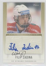 2016-17 OFS Classic ELH Czech Extraliga 36/39 Filip Zadina #AS-65 Auto 3xv