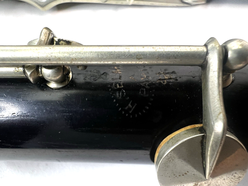 Clarinetto Selmer Paris A Brevete SGDG anni '20 circa NON TESTATO per RICAMBI - Foto 7 di 16