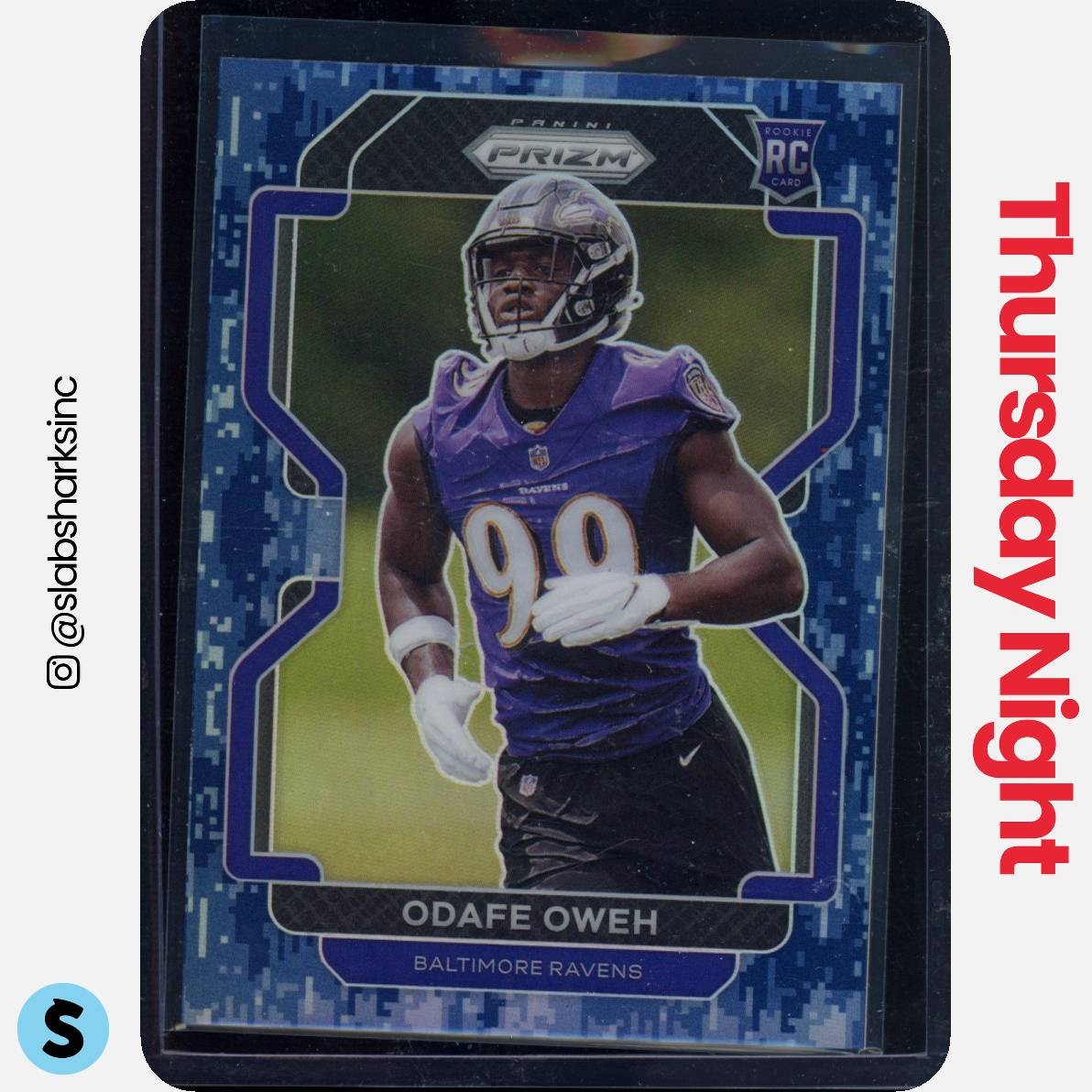 Odafe Oweh Panini Prizm #380 Navy Camo