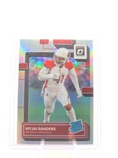 2022 Panini Donruss Optic Myjai Sanders Rated Rookie Holo Silver Prizm