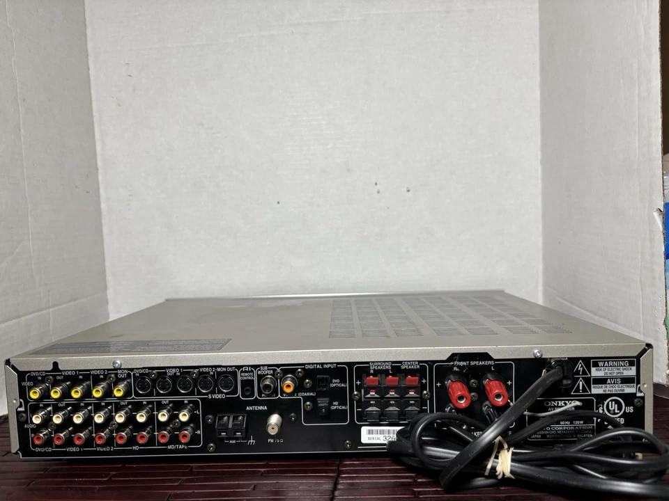 Onkyo TX-L5 A/V Home Theater Receiver - No Remote - Tested & Works - Image 4 of 4