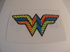 DC Comics Wonder Woman Logo Sticker Series 2 WAR5134 Made in USA