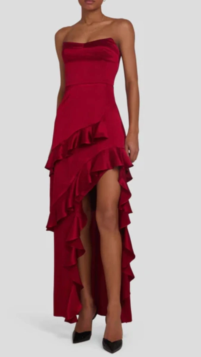 chinese dress ladies Amanda Uprichard Janeiro Maxi Dress – Painted Pink