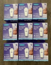 Lansinoh Breastmilk Storage Bags 50 Presterilized Double Zipper Pouch Lot of 9
