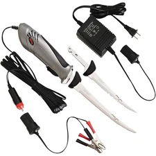 Rapala Deluxe Electric Fillet Knife Set - Black/Gray