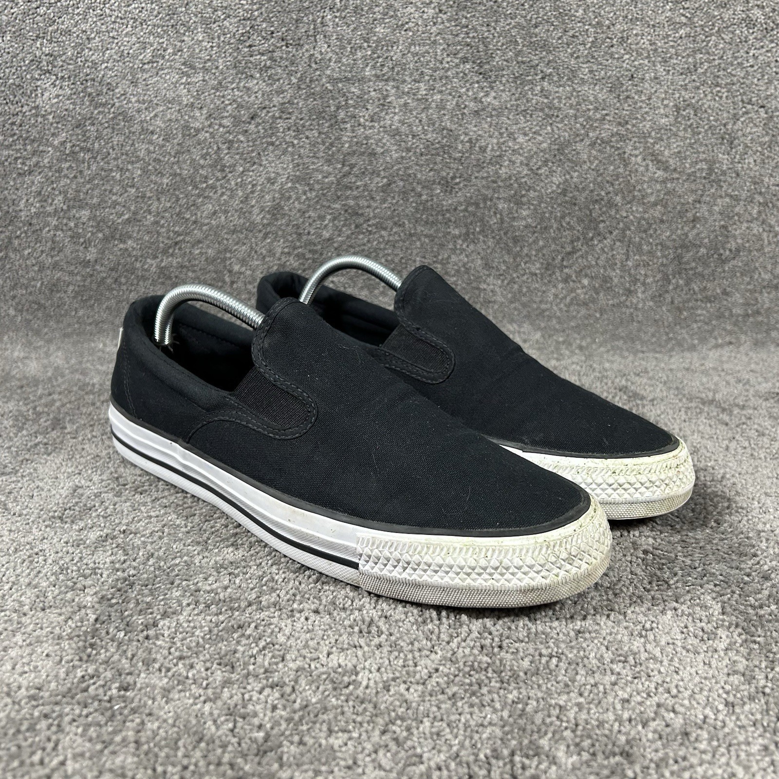 Converse CT All Star Double Gore 167941F Mens Size 11 Black Canvas Slip On Shoes thumbnail 2