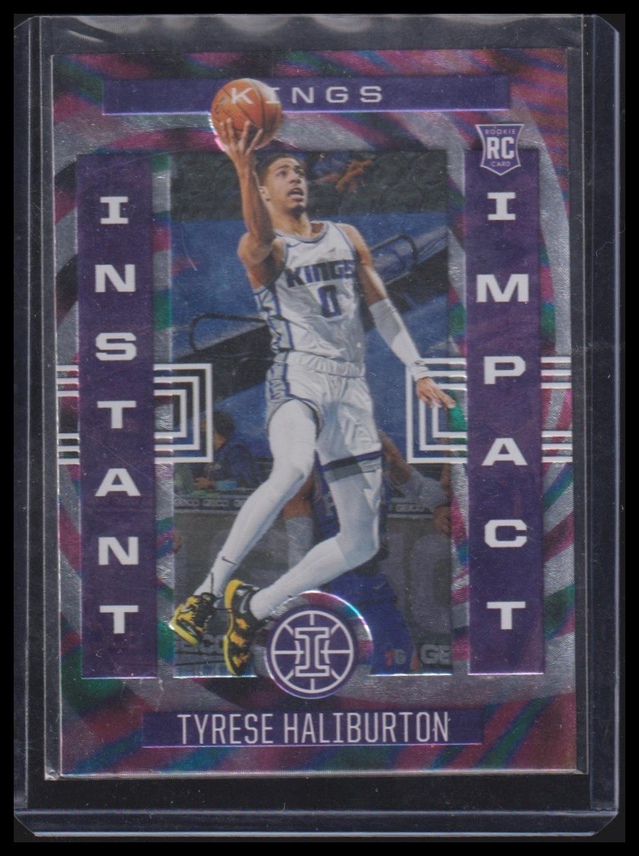 2020-21 Illusions Tyrese Haliburton Instant Impact Rookie RC #9 Kings    L5