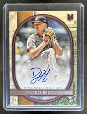 2025 Topps Museum DJ Herz Archival Auto Autograph RC Pink Sapphire Rookie #/99