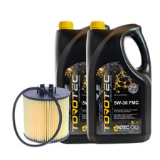 2x5L Torotec 5W-30 FMC Engine Oil Fully + V10-0665 Vaico Oil Filter Kit