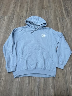 Sicko World Kapuzen Sweatshirt Hellblau Gr.S Baumwolle Gut Erhalten