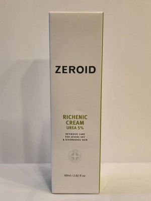 Zeroid Richenic Cream Urea 5% Skin Care Dry Skin 2.02 oz BB 10/2026