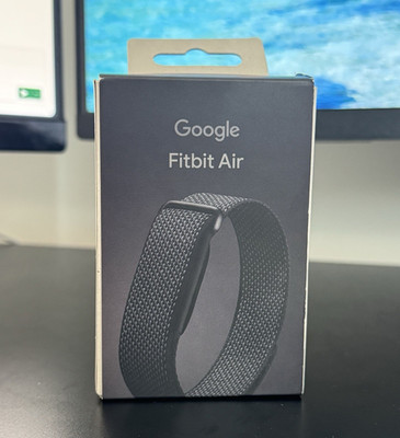 Google Fitbit Air Screenless Activity Tracker, Black, Wristband & Charger