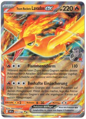 Team Rockets Lavados-ex 031/182 | DRI | DE | DOUBLE RARE | NM | Pokémon | TCG