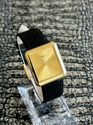 Piaget Protocole 91542 18K Gold 25mm Handaufzug Vintage 1980s Gold Dial