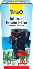 Whisper 4 Gallon Internal Power Filter, Filtration for 4 Gallon Aquariums
