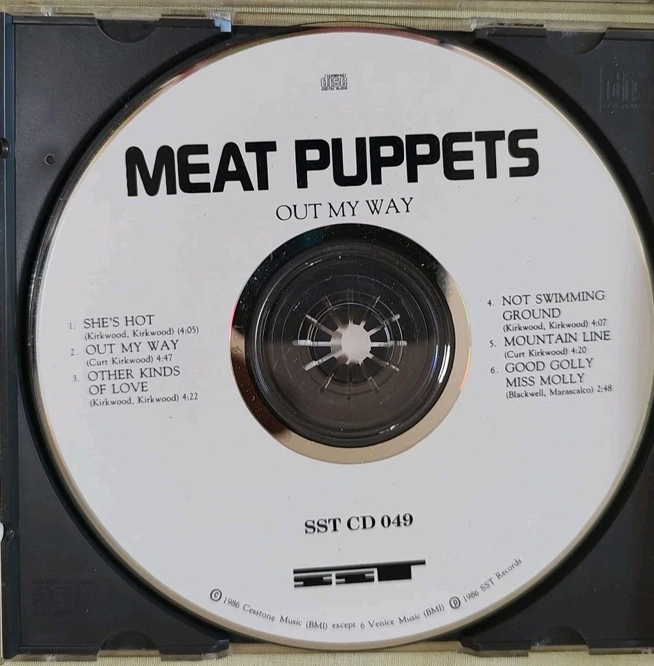 3 CD Lot Meat Puppets - Meat Puppets II & Out My Way 1980s SST Records Foto 4 de 4