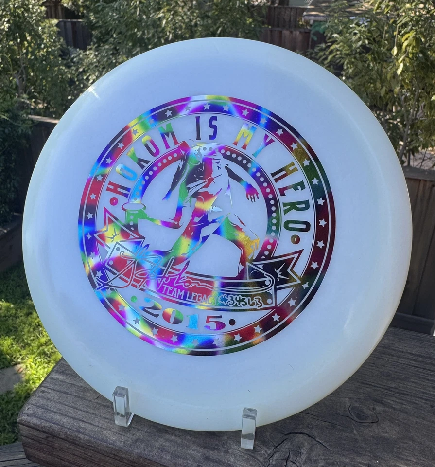 Legacy Discs Phenom 174g Pearly Pinnacle Hokom Is My Hero 2015 Disc Golf - Image 2 of 4