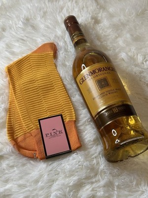 Glenmorangie x Thomas Pink Men s Dress Socks Made in Italy XL 10-11 or 44-45 NEW