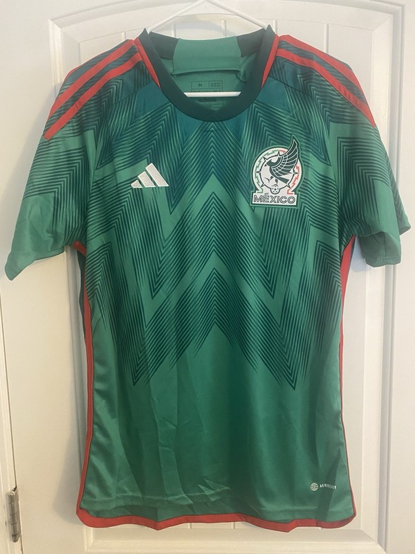New W/Tags,Mens Adidas Mexico National Team Football Soccer Home Jersey 2022-Med