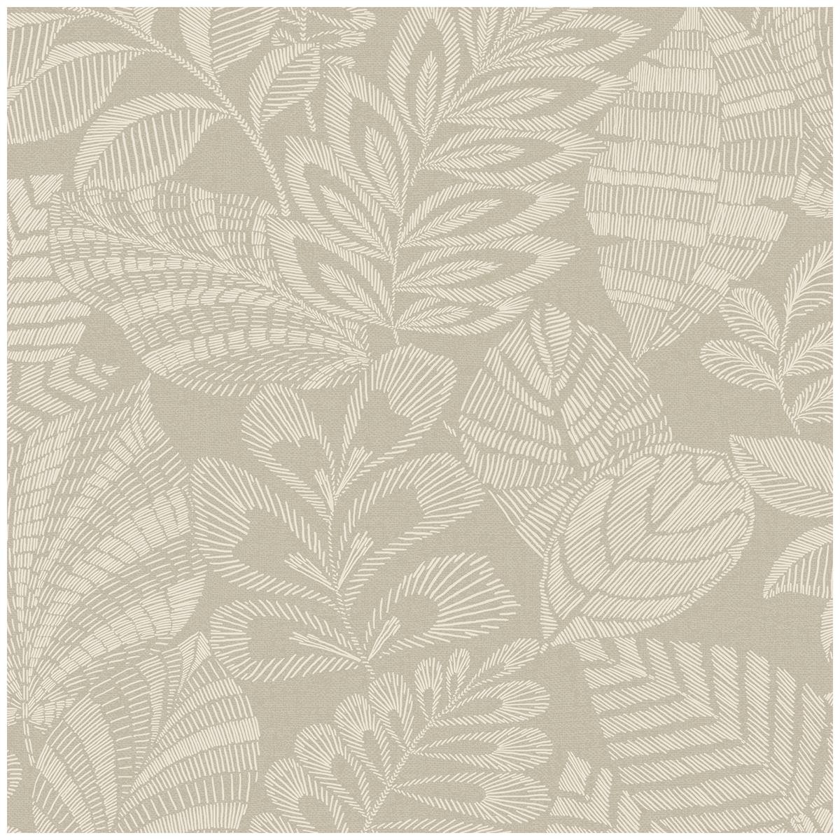 Madou Floral Wallpaper Beige Neutral Textured Botanical Paste The Wall Vinyl