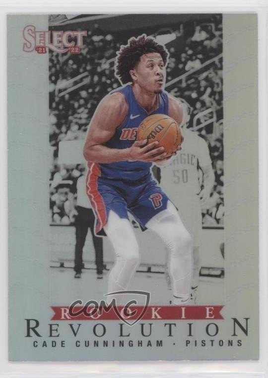 2021-22 Panini Select Rookie Revolution Silver Prizm Cade Cunningham #25 RC 11qd