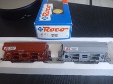ROCO 44111 H0 2CARRO TRAMOGGIA DB APRIBILE REXWAL GENEVE OTTIMO STATO SI SCATOLA