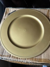 36 pcs 13" GOLD Round CHARGER PLATES Wedding Party Reception Dinner Supplies