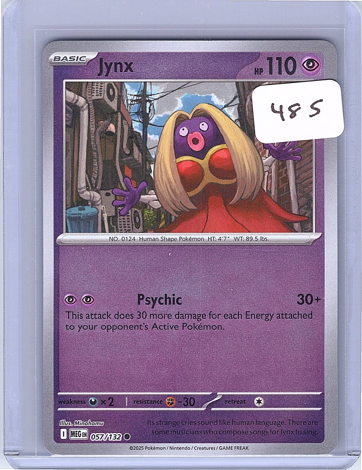 Jynx Reverse Holo Common ME01: Mega Evolution 057/132 NM
