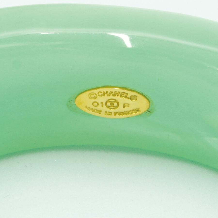 Chanel Authentic Coco Mark Plastic Bangle Pre-own… - image 6