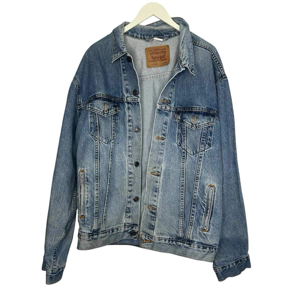 vintage mens levi jean jacket products for sale | eBay