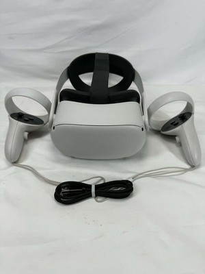 Meta Quest 2 128GB White Headset + Controllers _ Tested and Working _ SPB-TS 146