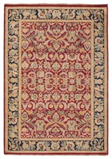5'11" x 8'7" Hand Knotted Area Rug Traditional Oriental Wool Carpet