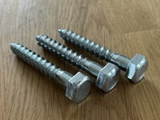 M10 x 70mm Hex Head Coach Screws X20 .. LAG bolts .. Structural Fixings
