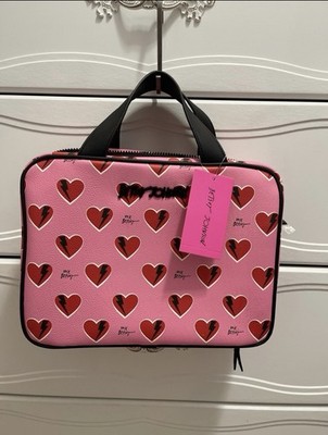 Betsey Johnson Makeup Case Pink & Red