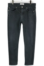 Jeans ZADIG & VOLTAIRE Pour Homme W33 Denim Noir Lavé Slim Fit Zip Fly